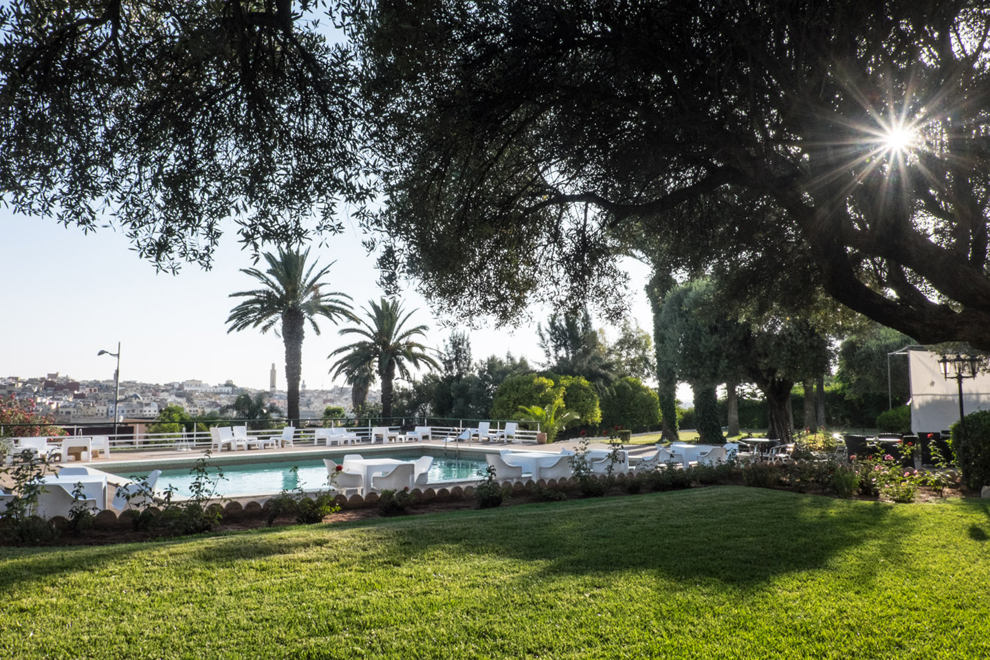 Jardins du Transatlantique à Meknès.